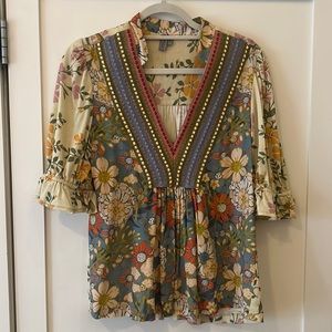 From Anthropologie - bl-nk Stephanie top